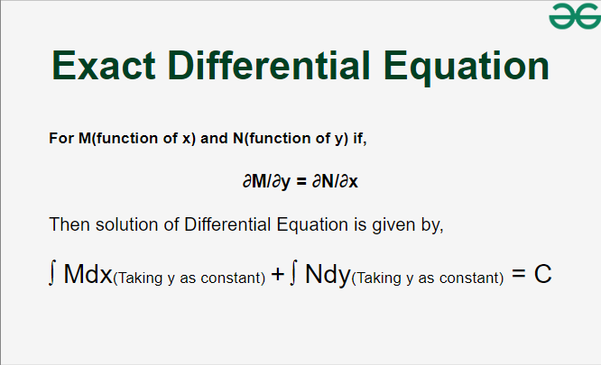 Exact-Differential-Equation