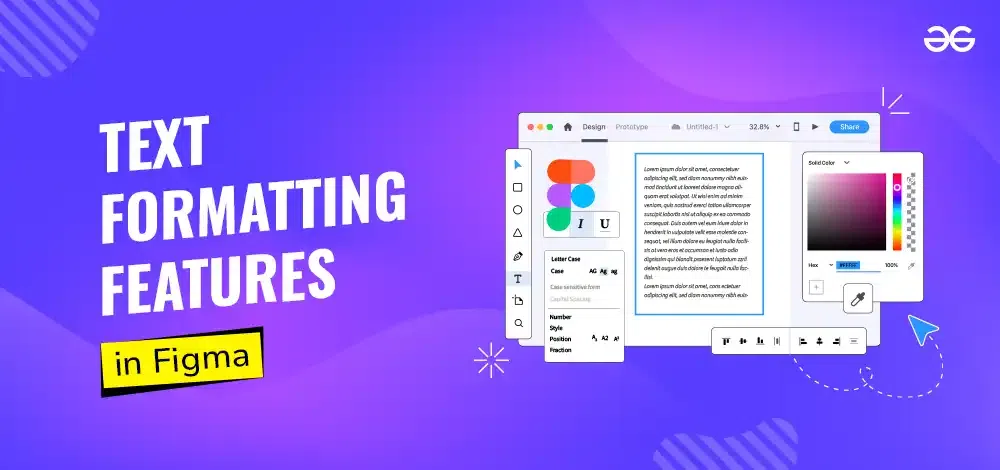 Text Formatting Features in Figma