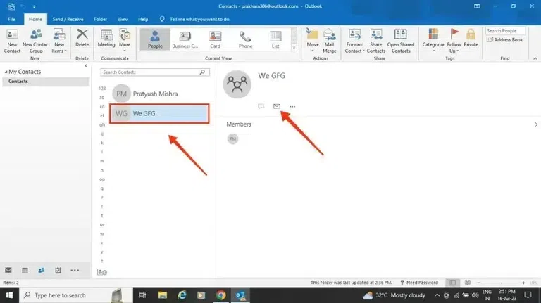 How to Create Email Groups In Outlook