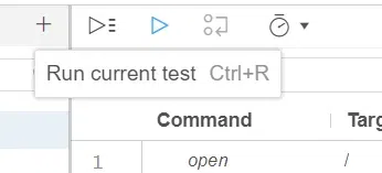 1Click "Play" to run the test 