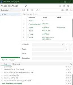 Summary of test cases