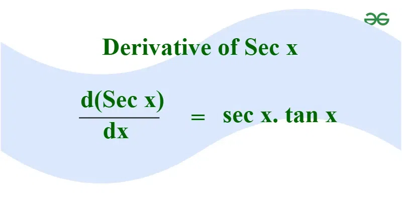 Derivative-of-Sec-X
