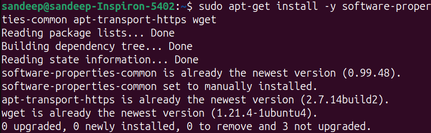 sudo apt get