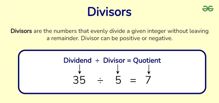 divisor