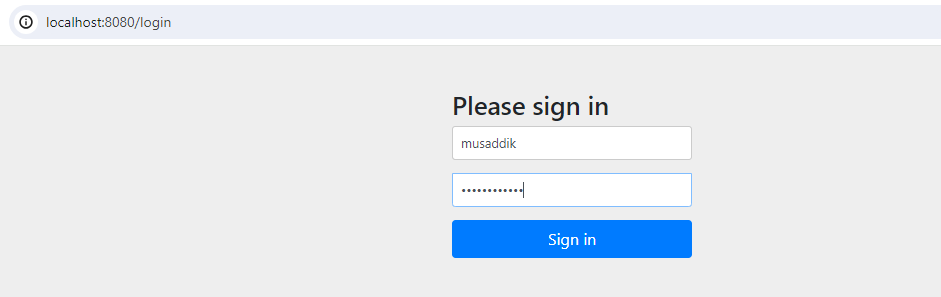 Login as Student