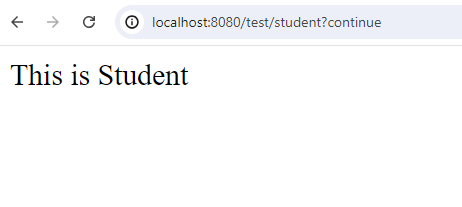 Browser Output after login