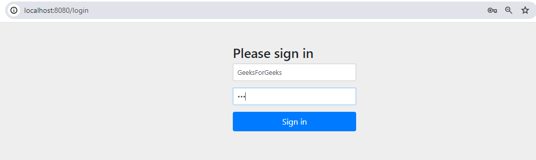 Login