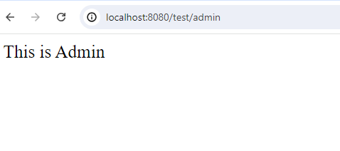 Login as Admin