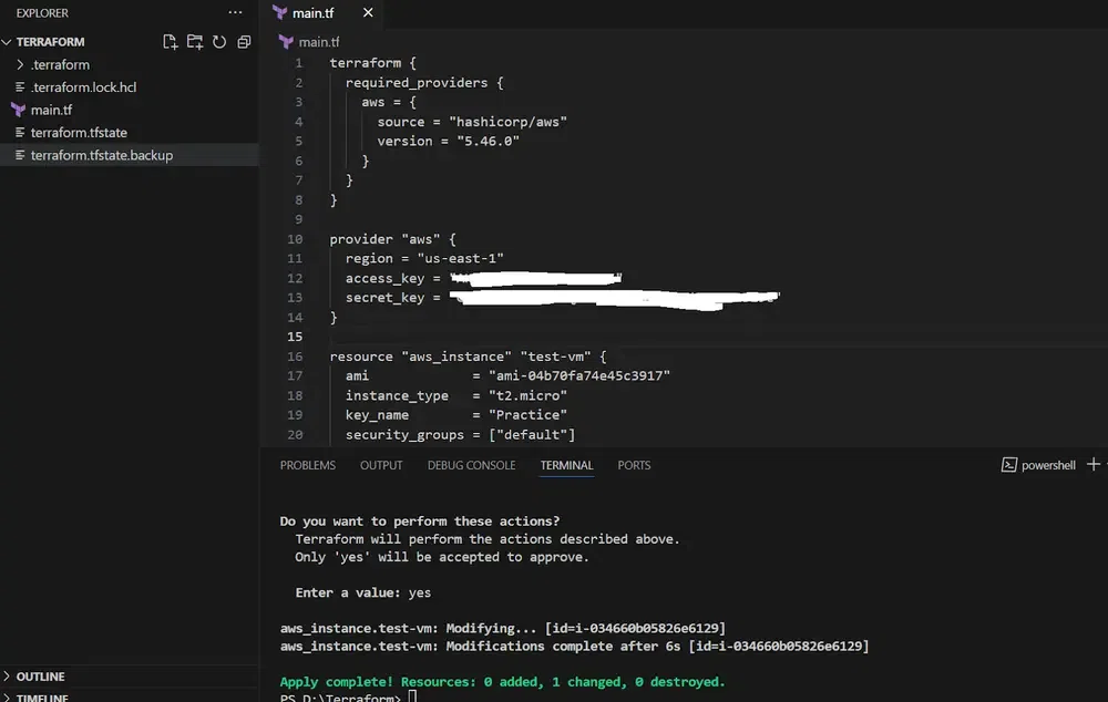 Creating Ec2 Instance