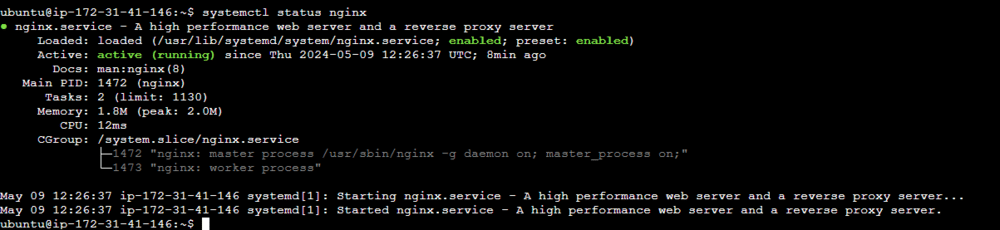 service status