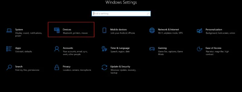 Windows-Settings