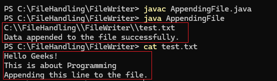 AppendingFile