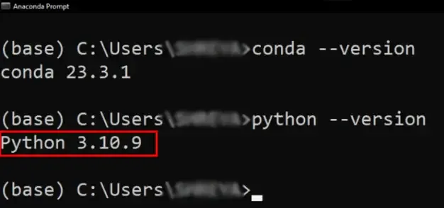 conda-version