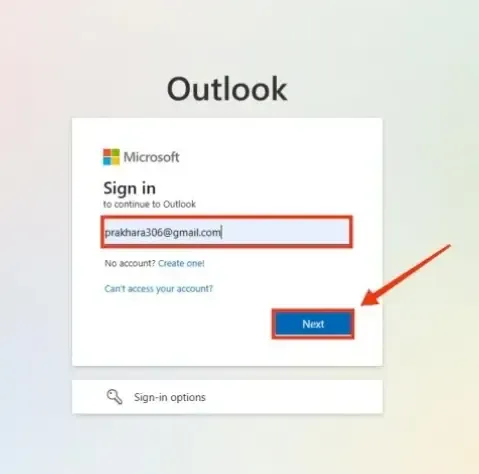 Enter-Your-Outlook-Email-
