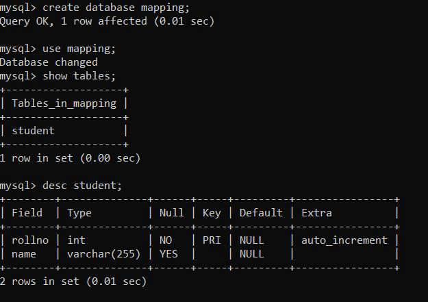 Database-Output