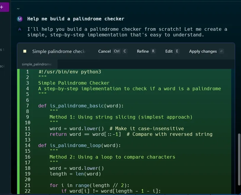 palindrome-checker