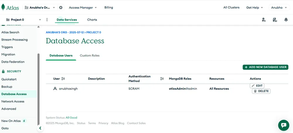 MongoDB-Atlas-Database-Acess