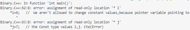 error
