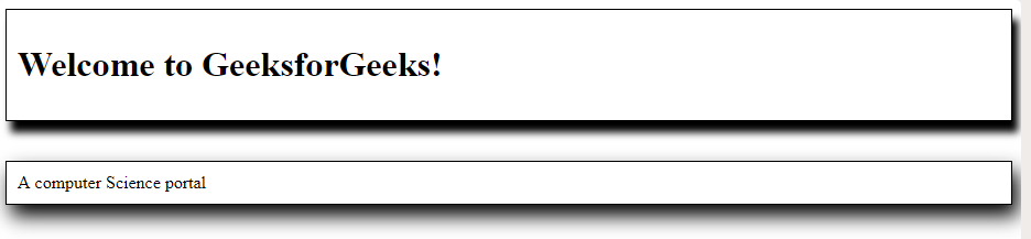 Basic Box Shadow with Horizontal, Vertical Offset, and Blur- output