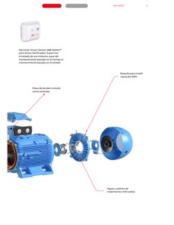 | M OT OR E S 
3
Placa de bordes incluido
como estándar
Opcional: Smart Sensor ABB Ability™ 
para áreas clasificadas: Super
