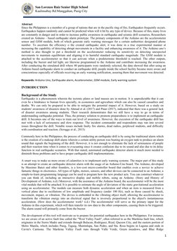 San Lorenzo Ruiz Senior High School
Kaalinsabay Rd.Manggahan, Pasig City
Abstract
Since the Philippines is a member of a grou