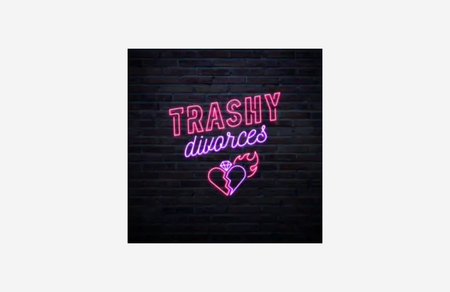 Trashy Divorces podcast logo