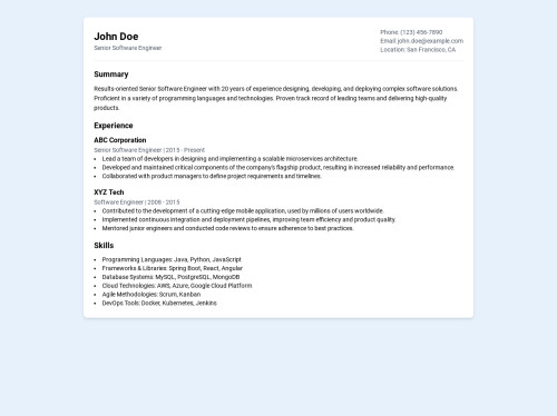 tailwind Tailwind CSS resume