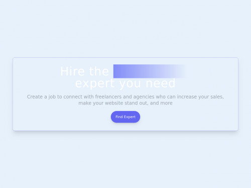 tailwind Glowing CTA Component