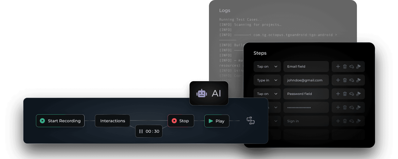 Codeless testing