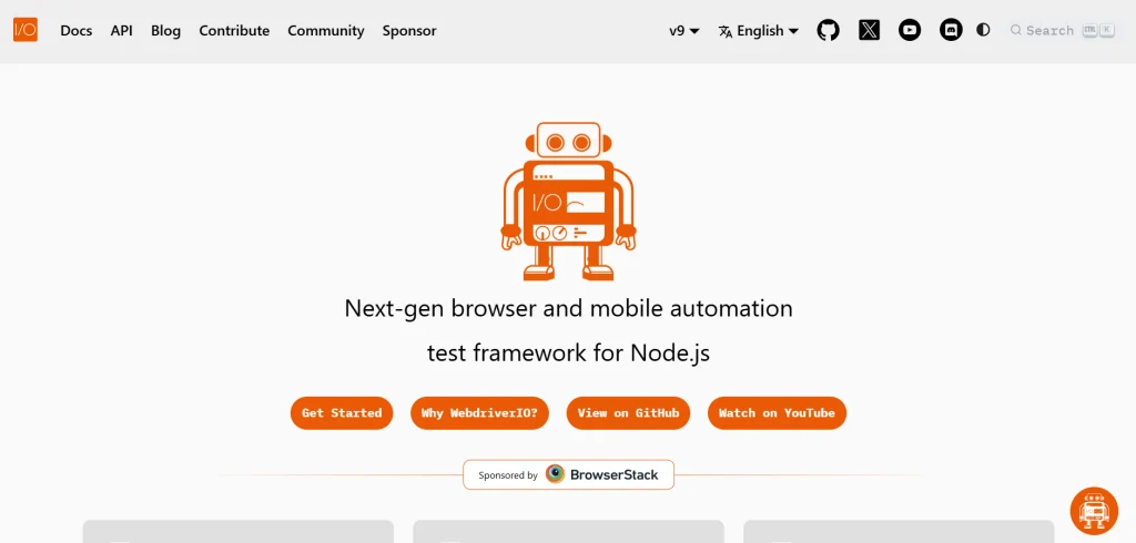 WebdriverIO