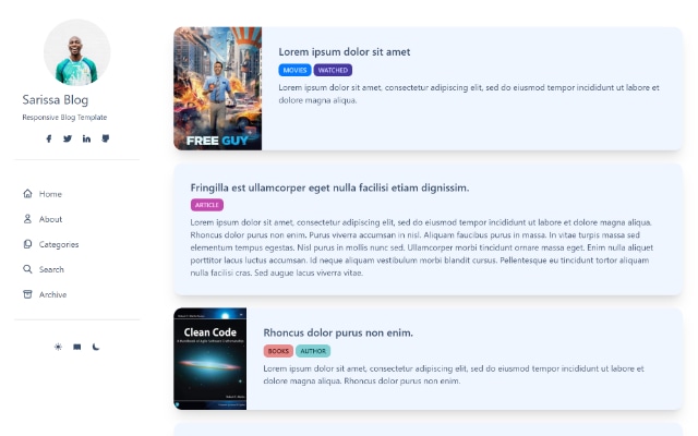 Sarissa Personel Blo