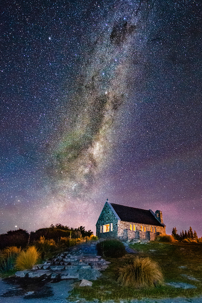 Lac Tekapo nuit étoilée, Nouvelle-Zélande