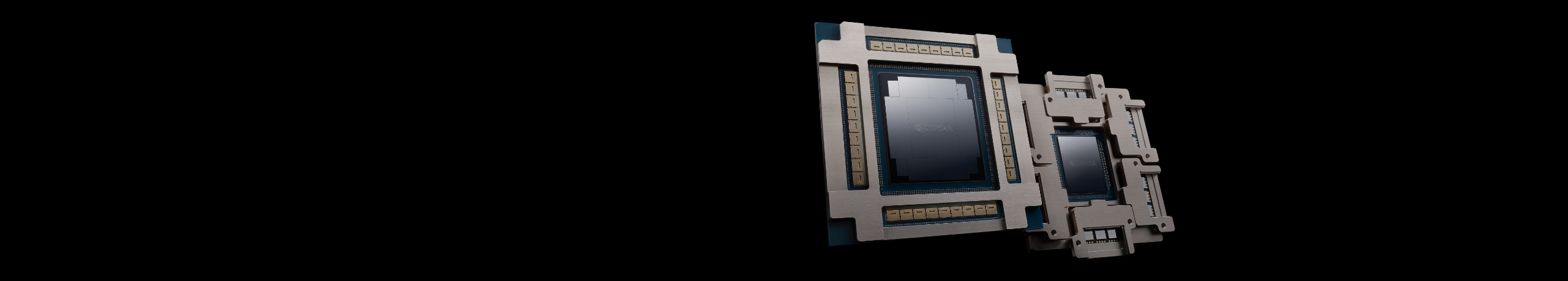 图片显示一枚交换机芯片，多个硅光模块位于同一芯片封装内。