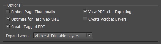 PDF Options