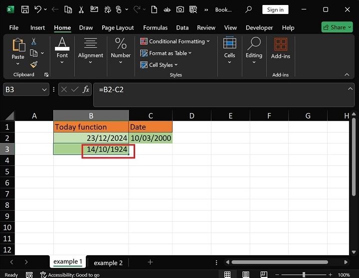 Insert the Dates in Excel Automatically4