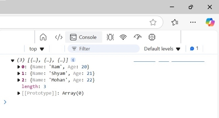 function constructor output