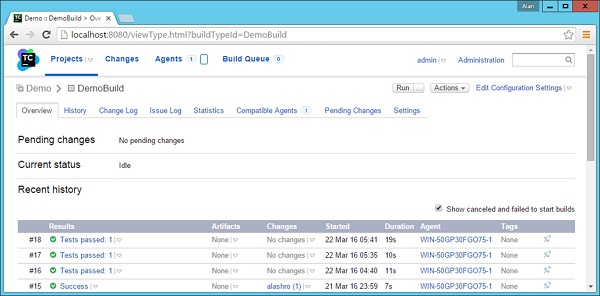 Click Edit Configuration Settings