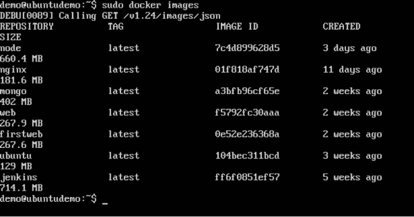 Docker Images Logging