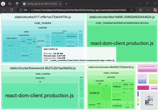 Next.js Analyze Package Bundling