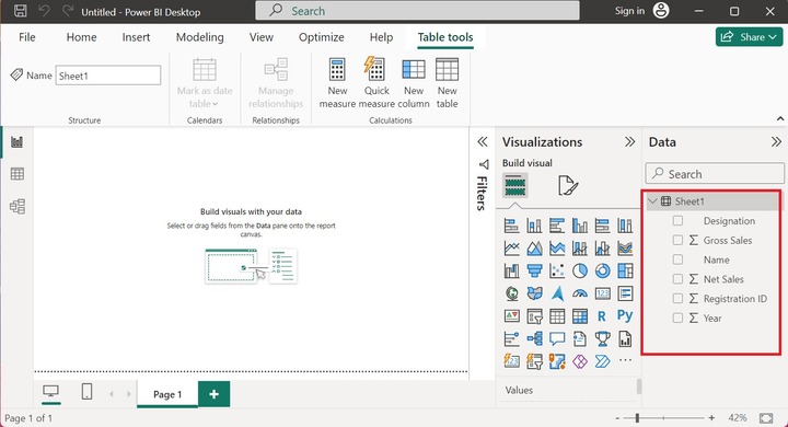 Develop a Waterfall Chart in Power BI