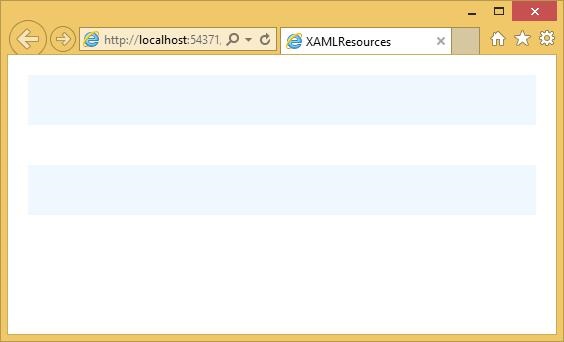 XAML Resources