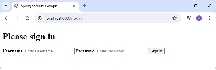 Custom Login Form
