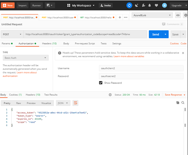 Postman Authorization