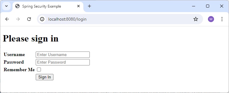 Login Form