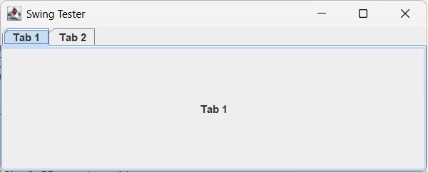 Tabbed Pane