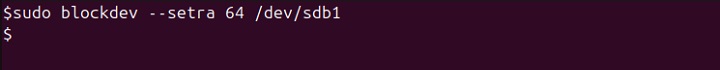Adjust Readahead for a Device
