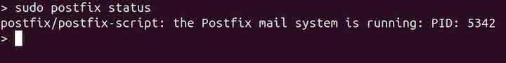 Checking the Postfix Status