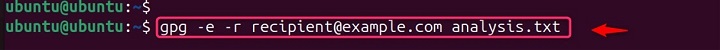 Encrypting a File Using gpg.ru