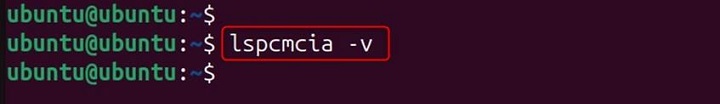 lspcmcia Command in Linux2