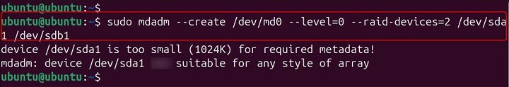 mdadm Command in Linux2